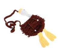 OUNONA Bolsa de Almacenamiento Pequeña con Diseño de Animal Bolsa de Ganchillo Mano Monedero para Mujeres y Niñas para Familiar y Accesorio de Moda