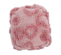 OUNONA Bolsa De Cosméticos De Felpa Monedero De Peluche Neceser Diseño De Corazón Organizador De Cosméticos De Viaje Mini Monedero para Adolescentes y Niñas