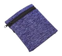 OUNONA Bolsa de Muñeca para Correr en Seda Azul, Funda para Teléfono de Brazo Cómoda y Fácil de Usar la Mayoría en Actividades al Aire Libre