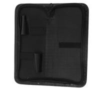 OUNONA Bolsa para Guardar Tijeras De Peluquería 2 Unidades Tamaño Compacto Cremallera para Peluqueros Profesionales y Uso Doméstico Negro