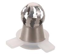 OUNONA Boquilla decorativa para máquina de helados con forma de flor, tapa de boquilla para dispensadores de helado suave, tapa de descarga de acero inoxidable para máquina de suave.