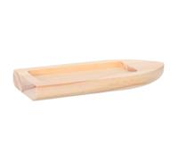 OUNONA Bote de Madera decoración costero Azul Mini Decorativo de Oficina Modelo de de Escritorio estatuilla de de Madera Adorno de de Madera Modelo de de Madera