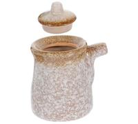 OUNONA Botella de Cerámica Japonesa para Vinagre y Salsa de Soja con Diseño Portátil y Capacidad Moderada Adecuado para Cocina y Mesa de Comedor