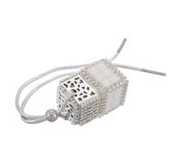 OUNONA Botella Vacía De Perfume Para Coche Colgante De Cristal Para Espejo Retrovisor Adorno Brillante Gemas De Imitación Dispensador De Fragancia Para Interior De Coche Para Mujeres y Ni