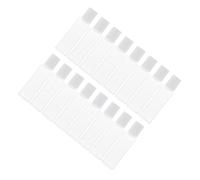 OUNONA Botellas Pequeñas De Solución Para Lentes 30 Piezas Mini Botellas Portátiles Tapa a Prueba De Fugas Para Cuidado Ocular y Viajes