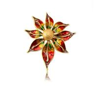OUNONA Broche de Flores de Aleación Esmalte, Diseño Elegante y Duradero, Accesorio Adecuado para Mujeres en Fiestas y Eventos Obsequios