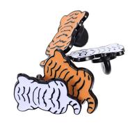 OUNONA Broche de Ropa Tigre 4 Piezas Accesorio de Aleación Metálica Resistente Pin de Solapa Pequeño para Mujer Ramillete Decorativo Adecuado para Uso Diario y Eventos
