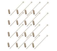 OUNONA Broches de Cobre Largos Imperdibles 70mm 20 Piezas Accesorios Creativos DIY para Ropa y Pendientes Bricolaje Hecho a Mano Uso en Vestimenta Femenina
