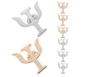OUNONA Broches de Solapa Temática de Psicología 8 Piezas 4 Dorados y 4 Plateados Aleación Resistente Accesorios para Traje y Suéter Broches para Hombre y Mujer Regalos para