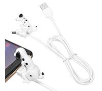 OUNONA Cable de Carga Tipo C Alta Durabilidad y Práctico Diseño Creativo de Perro para Cargar Teléfono Móvil en Dormitorio o Asiento Trasero