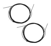 OUNONA Cable de Freno Bicicleta de Montaña Negro de Acero Inoxidable 2 Piezas con Diseño de Soldadura en Punto para Frenos Delantero y Trasero
