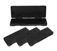 OUNONA Caja de Almacenamiento para Calibrador Vernier Deslizante, Set de 4 Piezas, Caja Portátil de Plástico Compacto, Resistente Oxidación, para Herramientas de Medición y Calibradores