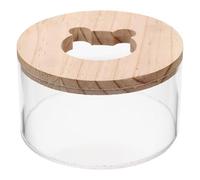 OUNONA Caja de Baño para Hámster Acrílica Transparente Diseño Creativo, Práctica y Multifuncional para Baño y Uso como Inodoro en Mascotas Pequeñas