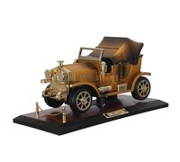 OUNONA Caja de Música Retro Modelo Coche Aesthetic Music Box Vintage Car Toy Simulation Model Car con Mecanismo de Relojería para Coleccionistas y Escaparate de Automóviles