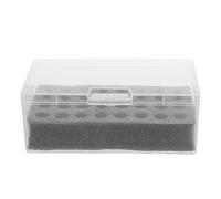 OUNONA Caja Organizadora con 32 Compartimentos para Pilas AA y AAA Resistente a Golpes y Humedad de Plástico Adecuado para Oficina y Cajones Compactos
