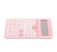 OUNONA Calculadora Científica Rosa Pantalla Grande de 12 Dígitos y Funciones para Mejorar la n Exámenes y Competencias para Estudiantes y Contabilidad