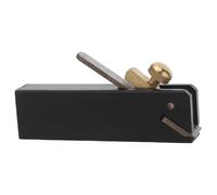 OUNONA Cepilladora Manual para Carpintería de Madera Fondo Plano, Herramienta para Alisar y Dar Forma, Material de Ébano Púrpura y Acero para Proyectos de Recorte
