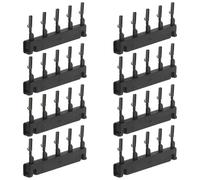 OUNONA Clips para extensiones de cabello 6D, herramienta para extensiones de cabello sin costuras, hebillas de repuesto, pack de 40, reinstalación rápida, para peluca
