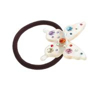 OUNONA Coleteros de de Alta Elasticidad para Niñas Accesorios de Pelo Coloridos con Lazos y Flores para Coletas y Recogidos Perfectos para Versátiles y Cómodos