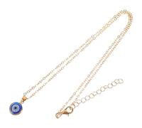 OUNONA Collar Colgante De Azul Turco Cadena Cuello De Amuleto De Azules Gargantilla De Amuleto Para Mujer