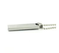 OUNONA Collar de Acero Inoxidable con Colgante Arcoíris Cadena de Perlas para Mujer y Hombre Joya Duradera y Colorida para Parejas Amigas o Familia