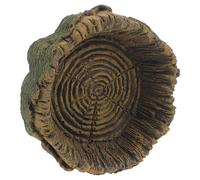 OUNONA Comedero de Agua y Alimento para Reptiles y Tortugas Material de Resina Marrón, Recipiente Funcional para Pequeños Animales en Terrarios