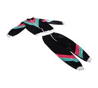 OUNONA Conjunto Chándal Retro Unisex para, Disfraz de Baile Disco para Competencias y Eventos Temáticos Infantiles