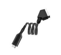 OUNONA Convertidor Scart Video Adaptador de Audio y Vídeo sin Drivers Cable para TV VHS DVD Escalador de Señal Estándar Alta Definición