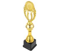 OUNONA Copa Trofeo de Plástico Dorado para Eventos Deportivos y Ceremonias de Premiación Diseño Elegante y Tamaño de 14 Pulgadas para Trofeos Deportivos y Premio del Partido