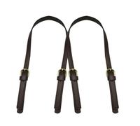 OUNONA Correa de Hombro 2 Piezas Negro para Bolso de Cuero Sintético 67-71cm Doble Hebilla Estilo Clásico y Chic para Bolsos de Mano y Clutch