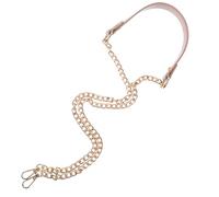 OUNONA Correa de Hombro para Bolso Cadena de PU Cuero Color Caqui, Correa Decorativa Resistente para Bolso, Adorno Práctico y Elegante, Accesorio para Reemplazo y Uso Diario