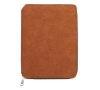 OUNONA Cuaderno de Negocios A5 con Cierre, Libreta de Notas de Hojas Sueltas en Papel y Cuero, Portátil y Conveniente para Oficina y Viajes