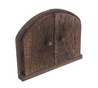 OUNONA Cubierta para Enchufes de Madera Maciza con Puerta Doble, Protección Contra Contacto, Montaje sin Daños, Uso en Espacios Infantiles y Áreas con Animales
