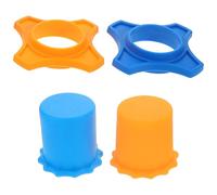 OUNONA Cubierta Protectora de Silicona para Micrófono de Conferencia Anillo Antivuelco Hexagonal Antideslizante para Equipos Ktv Domésticos