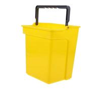 OUNONA Cubo de Limpieza con Asa Cubo Portátil de Plástico Resistente para Hogar Oficina y Escuela Almacenamiento y Organización de Productos de Limpieza