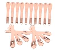 OUNONA Cuchara de Metal para Aplicar Crema Facial 20 Piezas Herramienta de Belleza para Masaje y Cuidado de Ojos