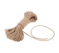 OUNONA Cuerda de Paracaídas de Poliéster Trenzada de 7 Hebras 4 MM para Amarres de Lona y Fijación de Tiendas en Camping y Actividades al Aire Libre