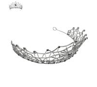 OUNONA de Novia Gótica de Aleación con Diseño de Telaraña Accesorio y Cómodo para Bodas Fiestas Temáticas y Disfraces Complemento para Novias