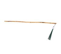 OUNONA Decorativo De Ratán para Yoga con Borla Adorno De Barra De Madera para Enseñanza y Meditación Hogar o Sala De Yoga