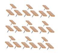 OUNONA Deslizadores de Cajón de Plástico para Muebles, 30 Unidades (17x12 Mm 10 Pcs 31,7x12,7 Mm 20 Pcs), Almohadillas Antideslizantes para Patas de Muebles, Clavos Deslizantes