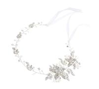 OUNONA Diadema de Aleación de Rhinestone para Novia Accesorio de Cabello Elegante para Bodas y Cumpleaños Plata