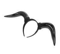 OUNONA Diadema de Cuernos de Buey Halloween, Accesorio para Disfraces de Fiesta, Tocado Cosplay Grande, Diseño Liviano y Cómodo, Adecuado para Halloween, Carnavales y Juegos de Rol