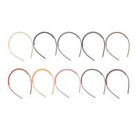 OUNONA Diadema de Plástico Dientes 10 Piezas Tamaño Estándar Colores Surtidos para Niña y Mujer Decoración para Fiestas y Uso Diario Accesorios de Moda para Cabello Color Aleatorio