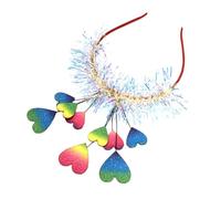 OUNONA Diadema en Forma de Corazón para San Valentín, Diadema Decorativa de Colores Brillantes, Accesorio para Peinado Femenino, Tamaño Ajustable para Fiesta y Evento Romántico