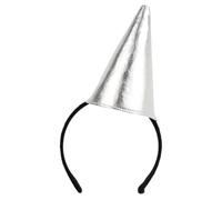 OUNONA Diadema plateada para disfraz infantil, tocado para Halloween | Gorro infantil para juegos de rol, ideal para cosplay, fotos de fiestas, disfraces de personajes de cuentos, diadema cómoda,