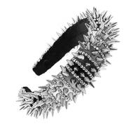 OUNONA Diadema Remaches de Cristal Diadema Gótica de Halloween para Cosplay Accesorio Cabello Punk Decoración Cabeza