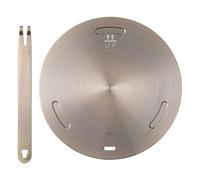 OUNONA Difusor de Calor y Aleación de Asa de Acero Inoxidable Adaptador de Inducción Portátil Difusión Uniforme del Calor para Cocina para Estufa
