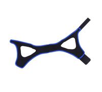 OUNONA Dispositivo Ajustable para Mandíbula con Correa Triangular Banda Antirronquidos para Dormir Soporte Cómodo y Transpirable Negro y Azul