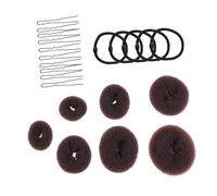 OUNONA Donuts Anillos para Moños y Pasadores para Niñas y Mujeres Práctico para Bodas