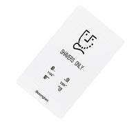 OUNONA Enchufe Para Máquina De Afeitar Eléctrico Blanco Con Protección De Seguridad Para Hoteles y Baños Resistencia Alta Temperatura Instalación Sencilla y Uso Estable